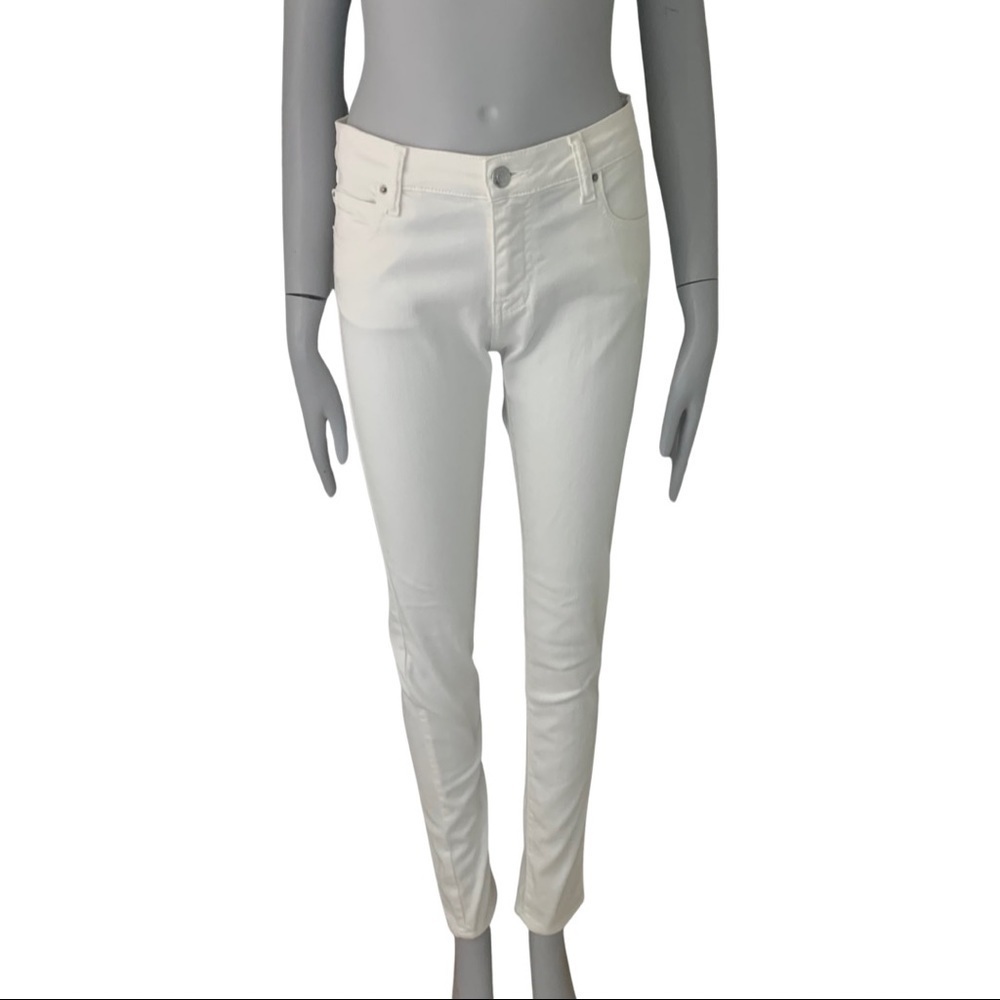 IRO White Skinny Jeans Mid-Rise - Picture 5 of 15